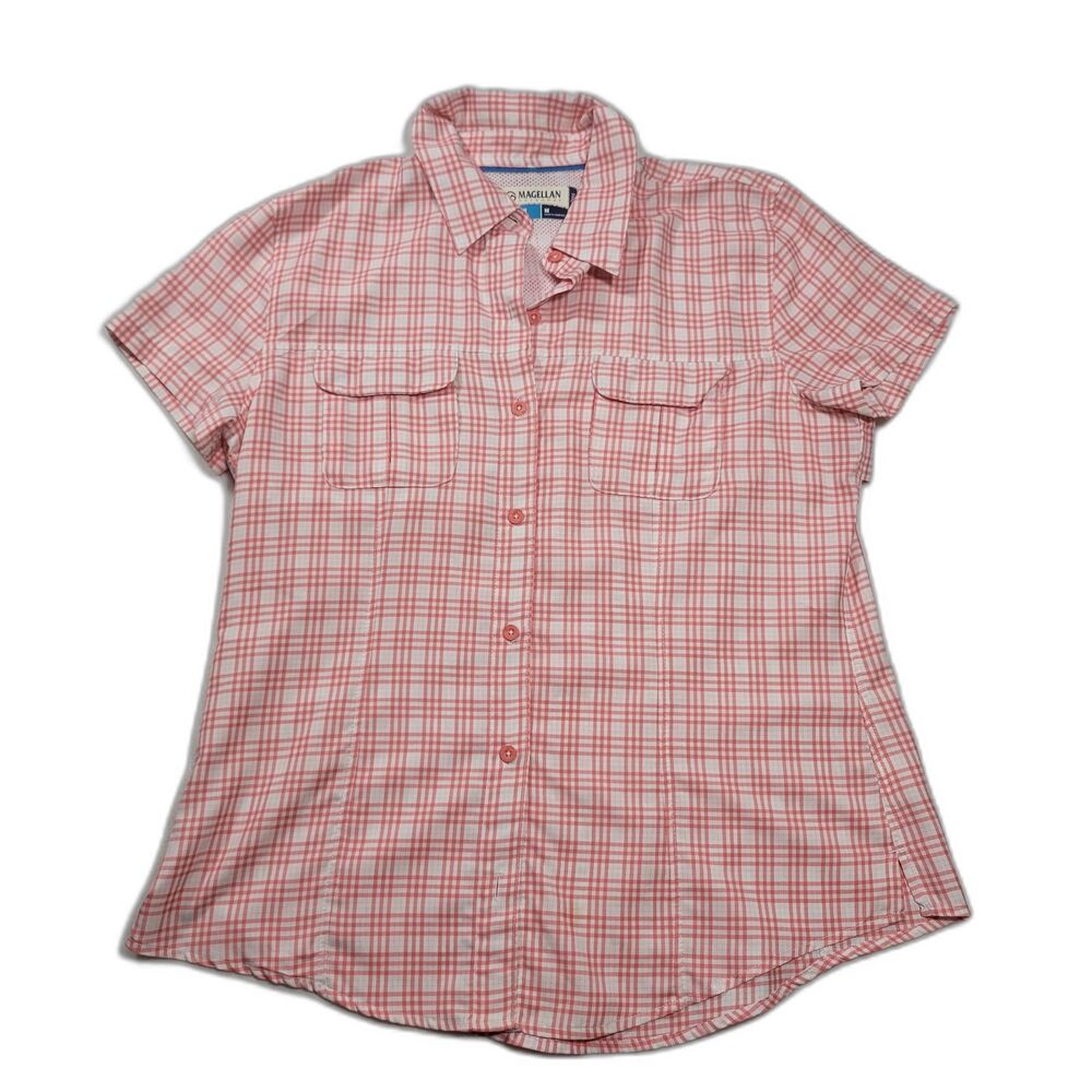 Magellan Women's MagWick Moisture Wicking Short Sleeve Fishing Shirt M